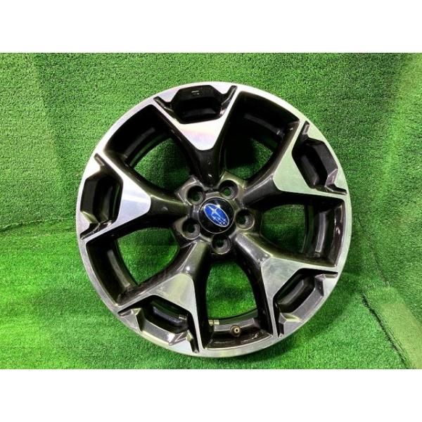 ②りな！スバル純正 GT7 XV GT7 7J 5穴 100 +55 SUBARU スバル XV GT3/GT7 純正 中古ホイール 4本 7J 17インチ PCD100