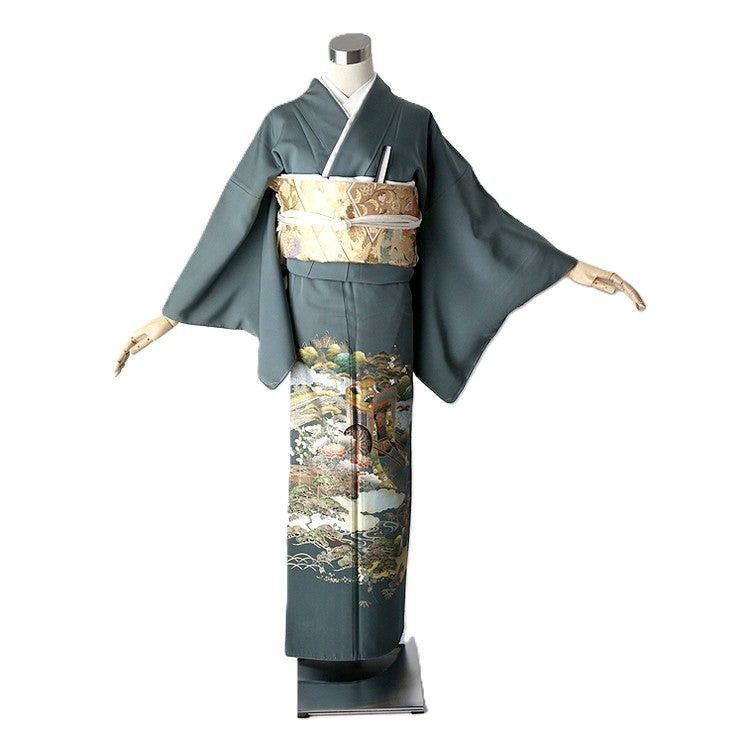 色留袖 身長151-166cm 五つ紋 it-035