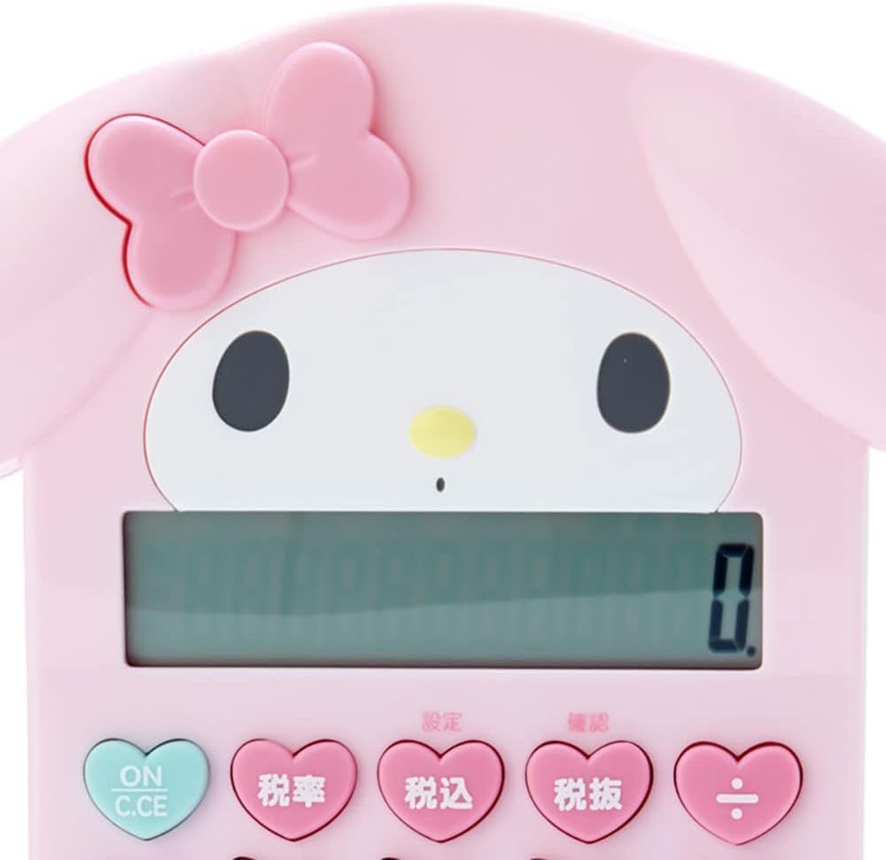 マイメロディ フェイス型キー電卓 12桁 - メルカリ