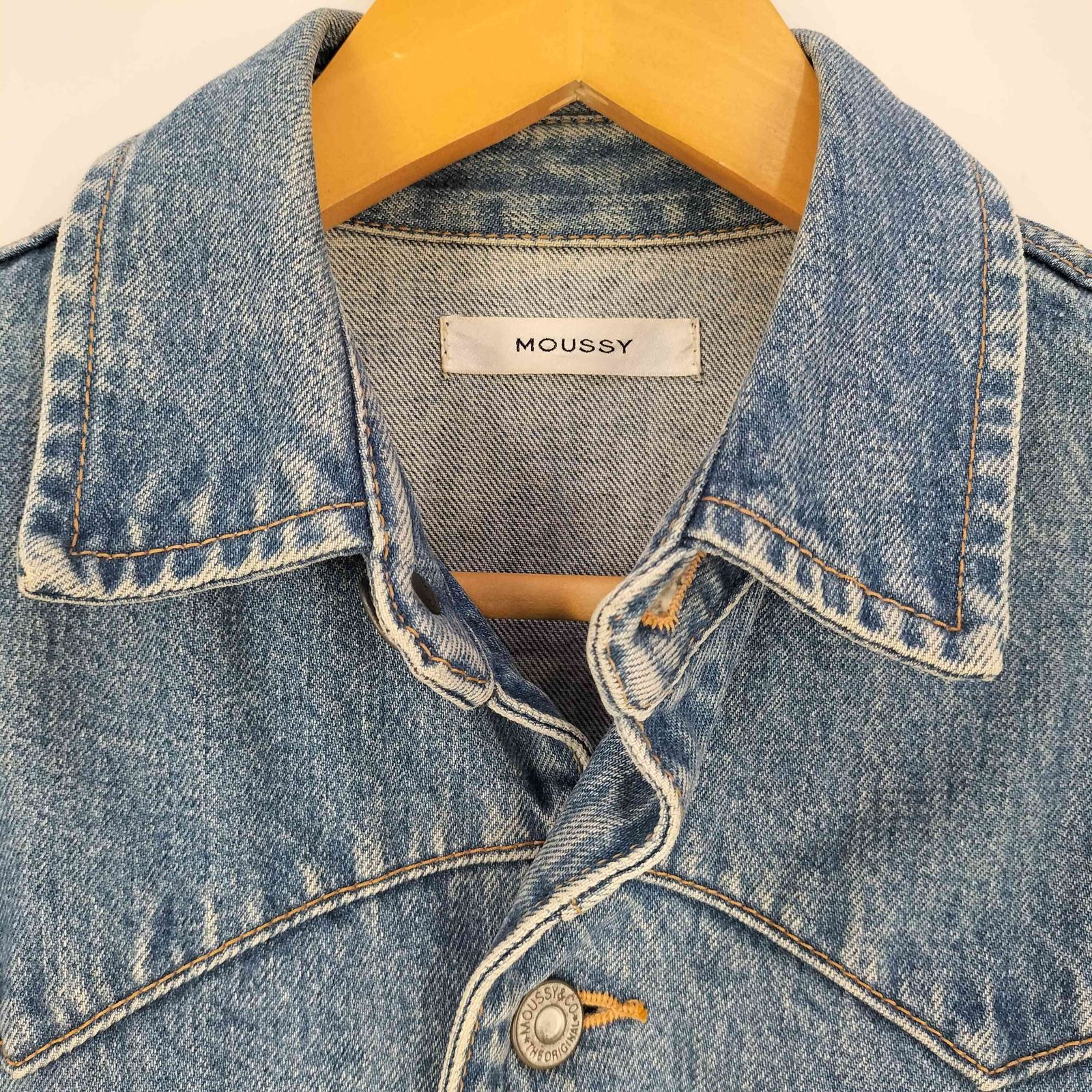 moussy(マウジー) ジャケット マウジー moussy SHORTデニムジャケット レディース FREE - メルカリ