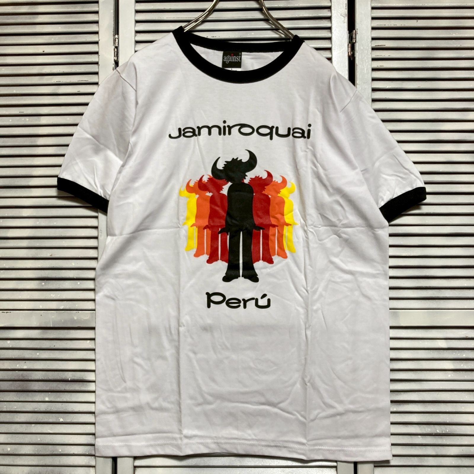 ⚫︎ バンド リンガー Tシャツ 白 ジャミロクワイ jamiroquai