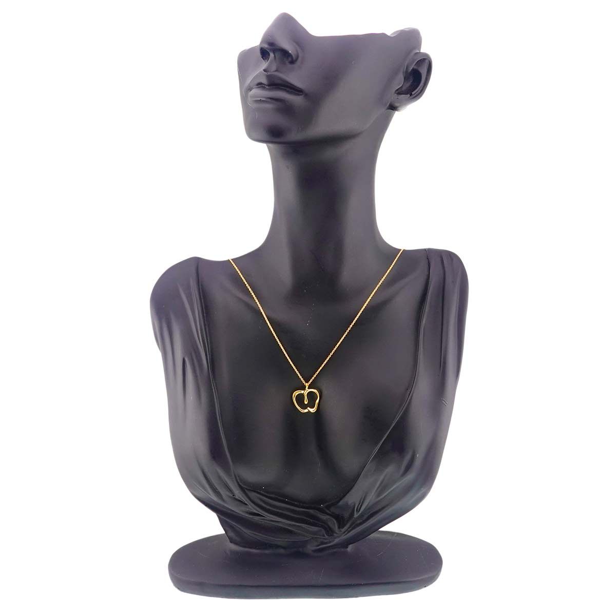 ティファニー TIFFANY&Co. アップル ネックレス 40cm K18 YG イエロー