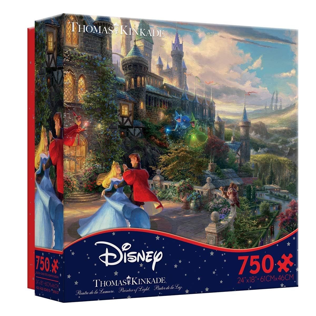 ジグソーパズル Disney Thomas Kinkade 750ピース2点 Disney Thomas