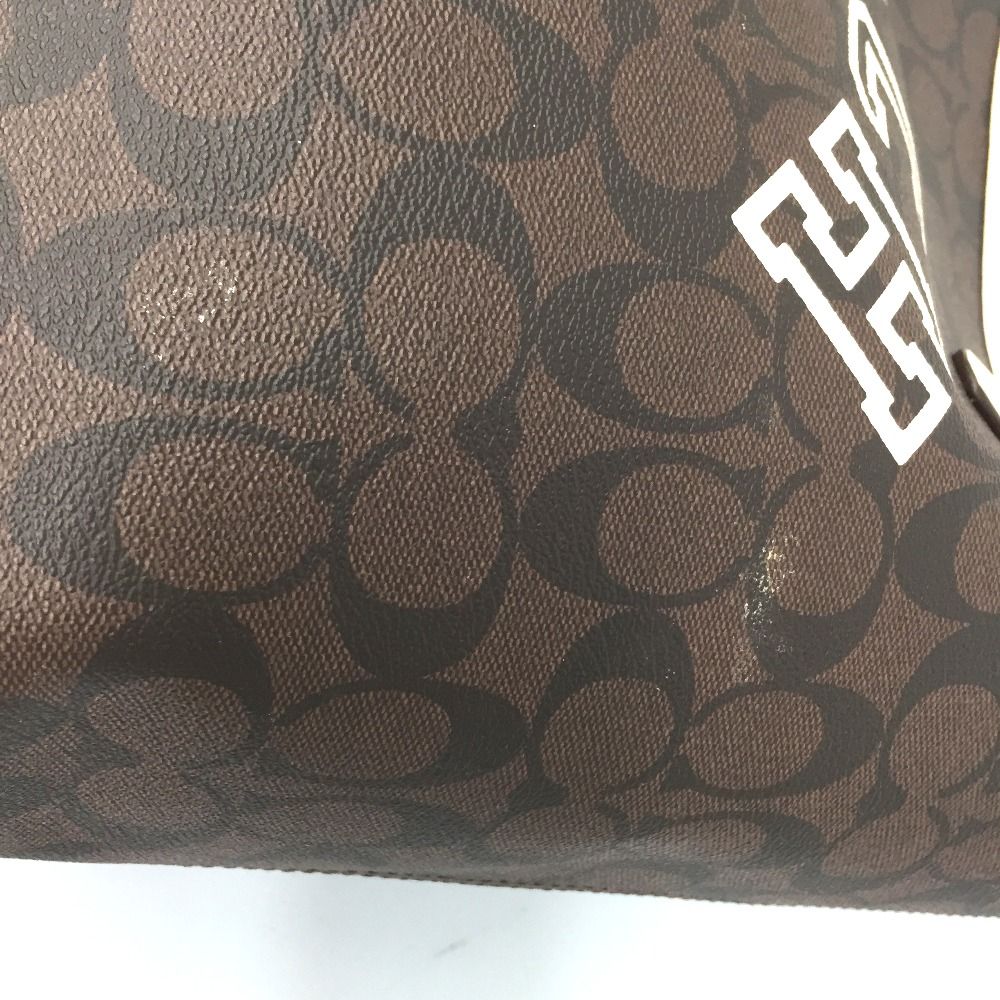 △△COACH コーチ シティ シグネチャー トートバッグ CB869 ブラウン  