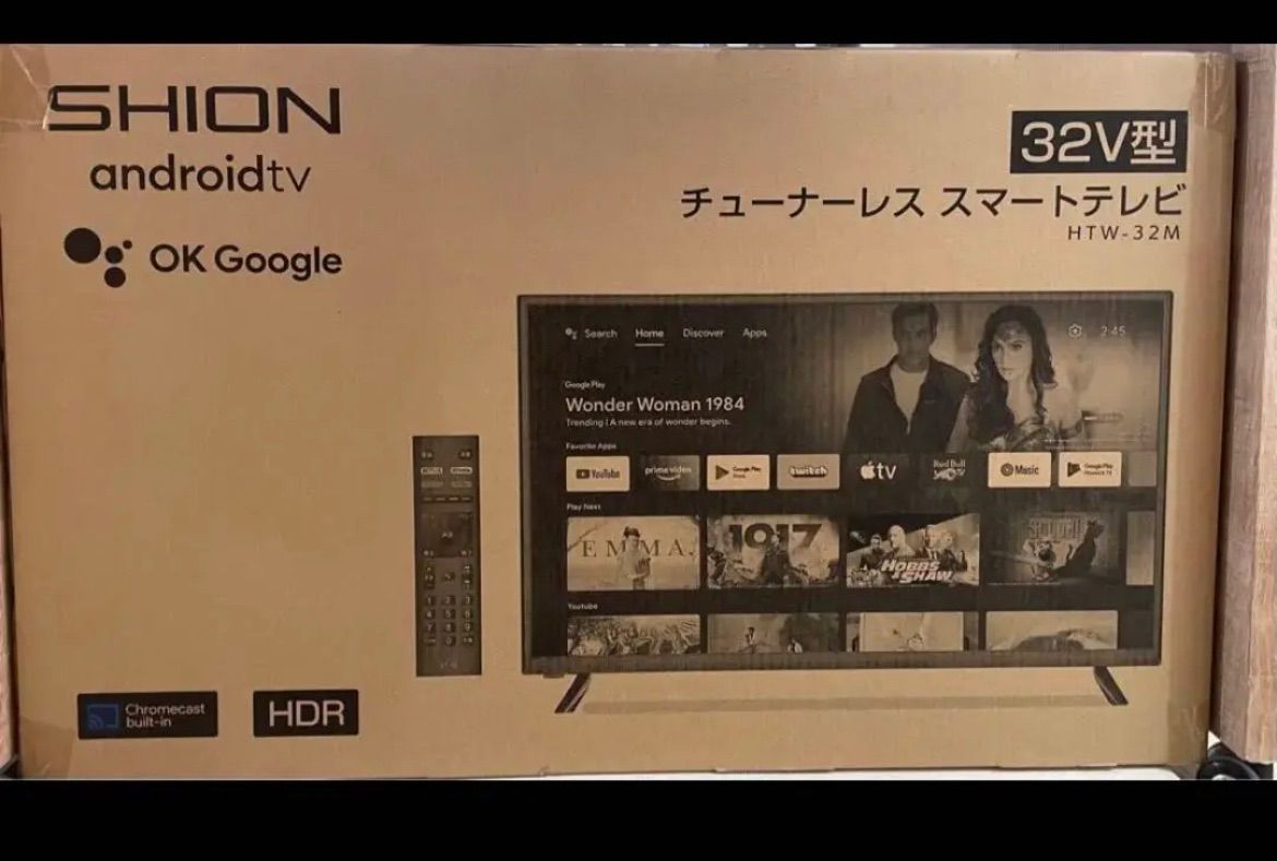 低価格 チューナーレス スマートテレビ32型 20184円 テレビ/映像機器