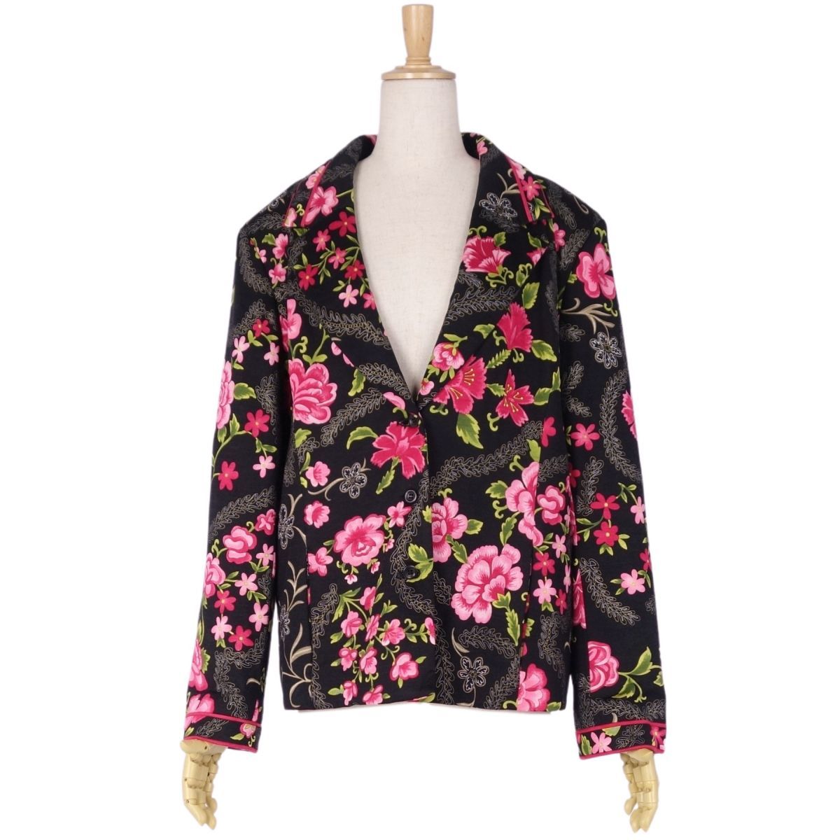 美品 レオナール LEONARD FASHION ジャケット テーラードジャケット