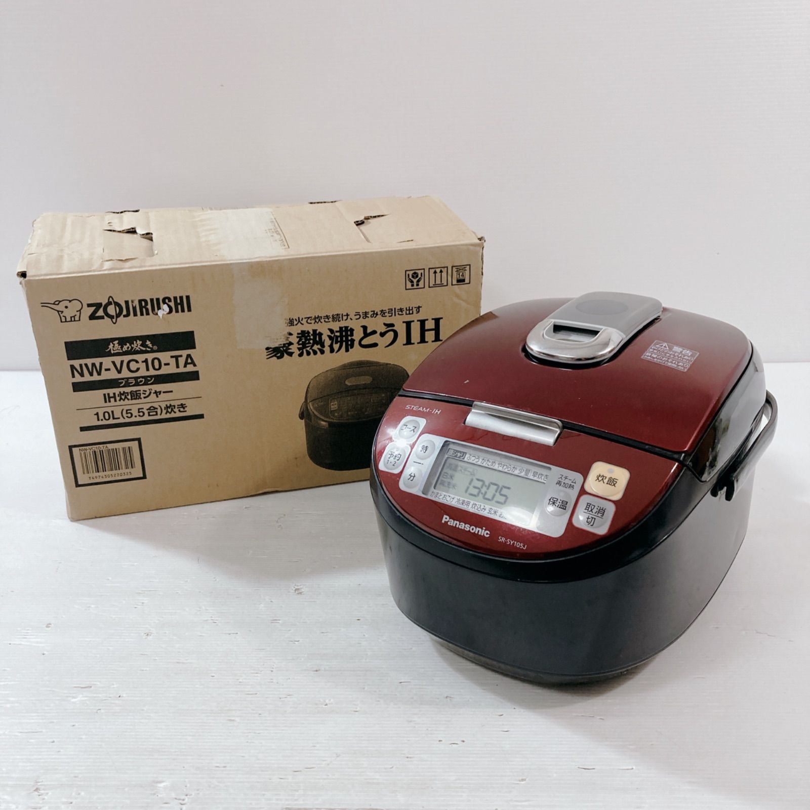 Panasonic スチームIHジャー炊飯器 SR-SY105J 炊飯器 ジャー 5.5