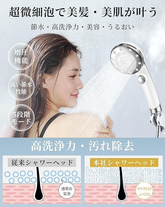 しゃわーへっど 肌あたりやさしい