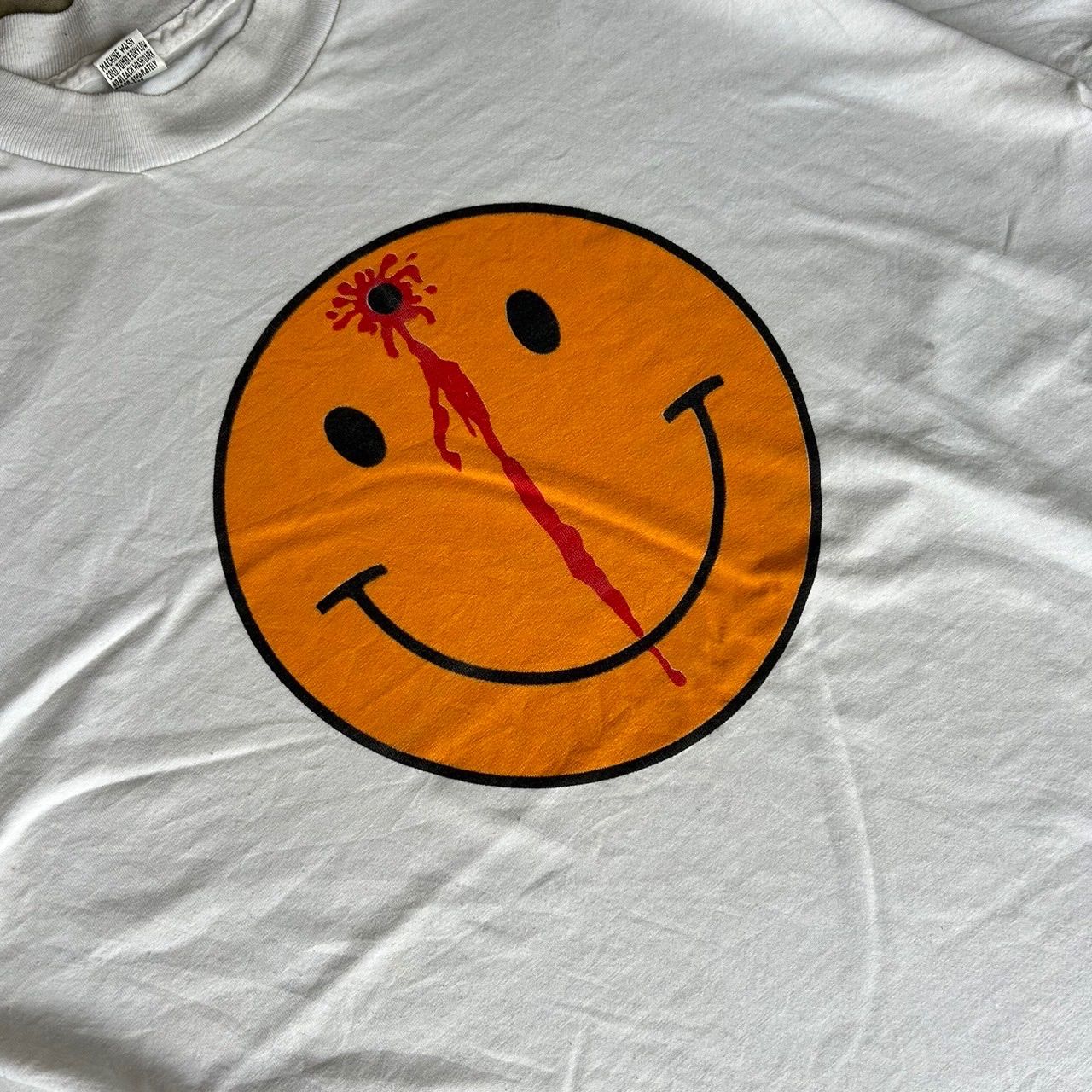 90s 00s スマイリーTシャツ　銃撃　Head shot ビンテージ　vintage ヴィンテージ　古着