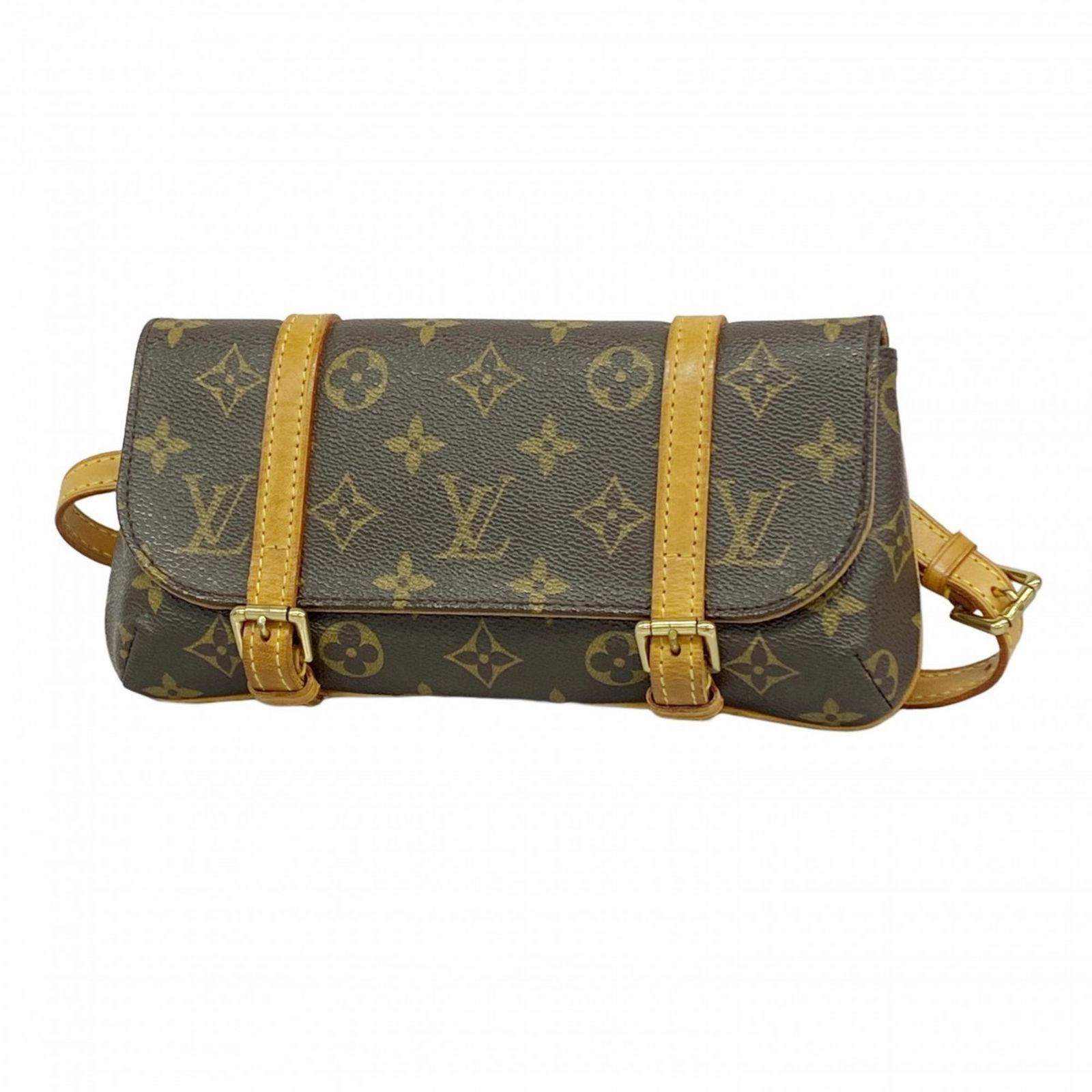 ルイ ヴィトン Louis Vuitton ルイ ヴィトン ウエストバッグ モノグラム ポシェットマレル M51159 ブラウンレディース