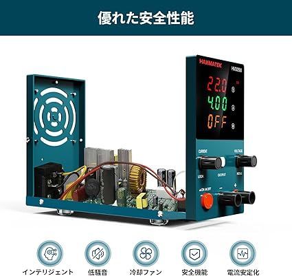安定化電源　HANMATEK HM310T 可変DC電源 30V 10A 楽天市場】HANMATEK 可変直流安定化電源 DC電源 0-30 V 0-10 A