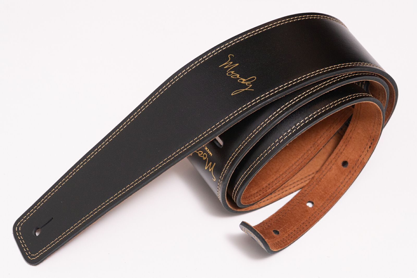 new Moody Straps | 2.5 Inch Black|Tobacco Suede Long Tail GIB横浜