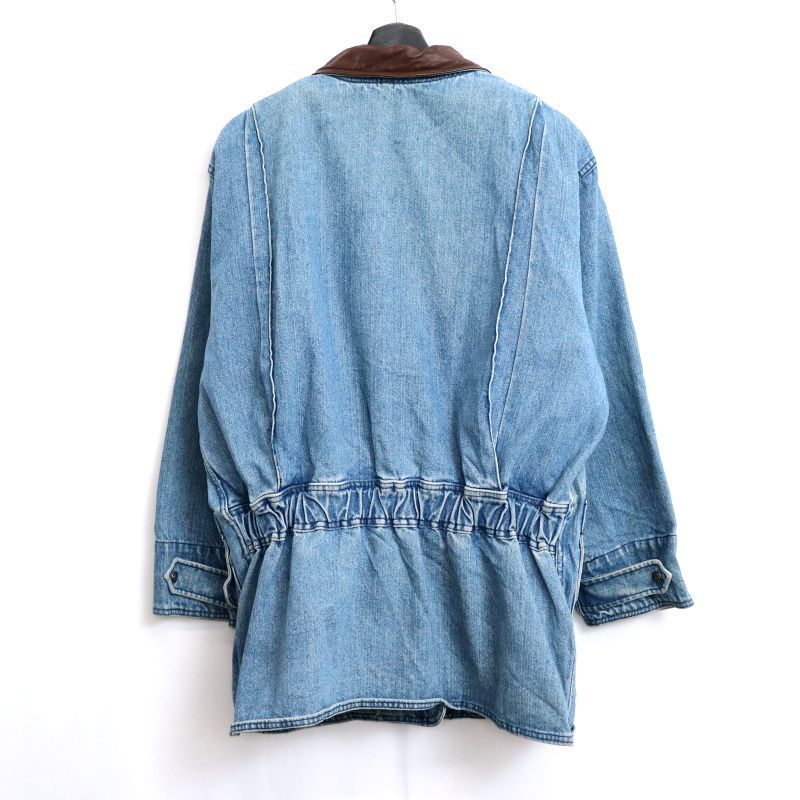 レディース 古着 00s WoolRich フリース ライナー デニム ハンティング ジャケット L 古着 レディース 古着 00s WoolRich フリース ライナー デニム ハンティング