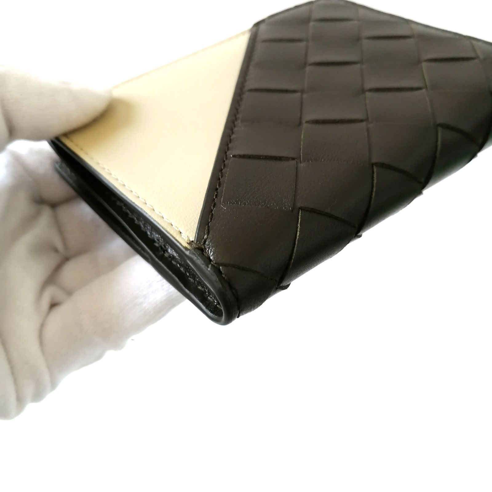 極美品 ボッテガヴェネタ BOTTEGA VENETA スモール 二つ折り