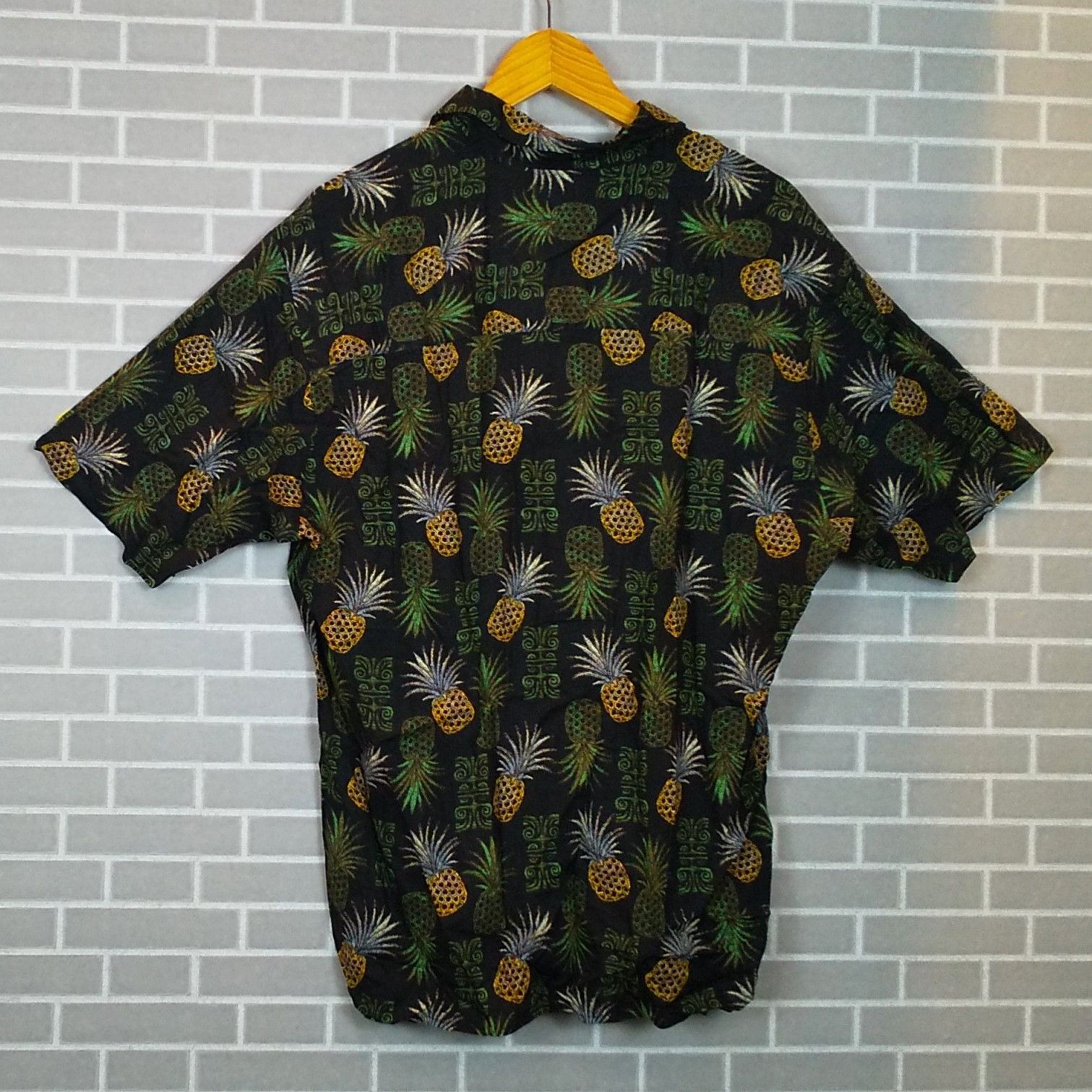 M1-00389 Munsingwear(マンシングウェア）アロハシャツ メンズ Mサイズ