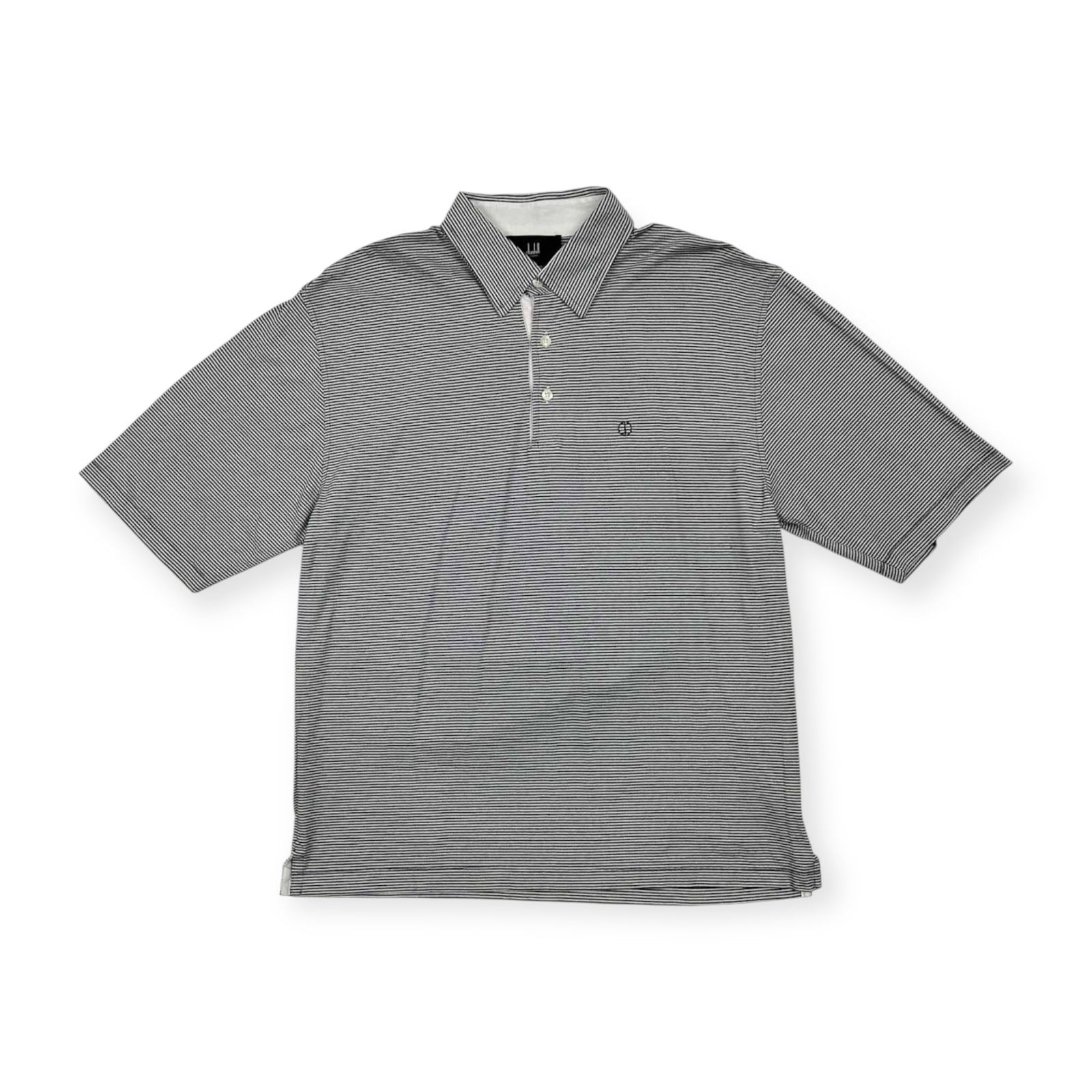極美品 dunhill ダンヒルスポーツ 半袖ポロシャツ ボーダー ゴルフ L dunhill ダンヒル LONDON ボーダー柄 半袖 ポロシャツ サイズ L