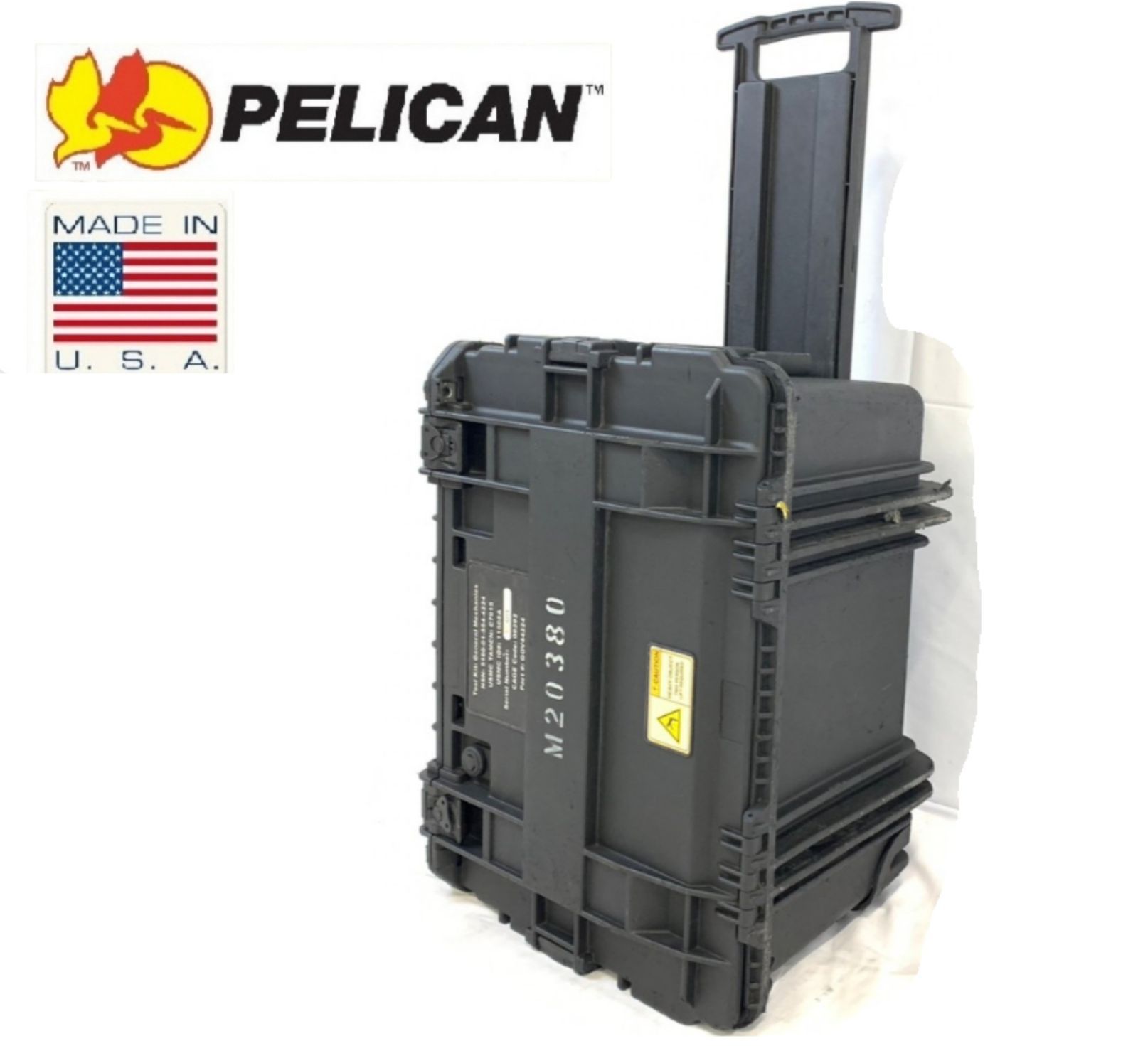 米軍放出品】 ペリカン/Pelican ツールボックス 工具箱 ツールチェスト ハードケース キャスター付き 収納ケース 道具箱(160)RD17AK  - メルカリ