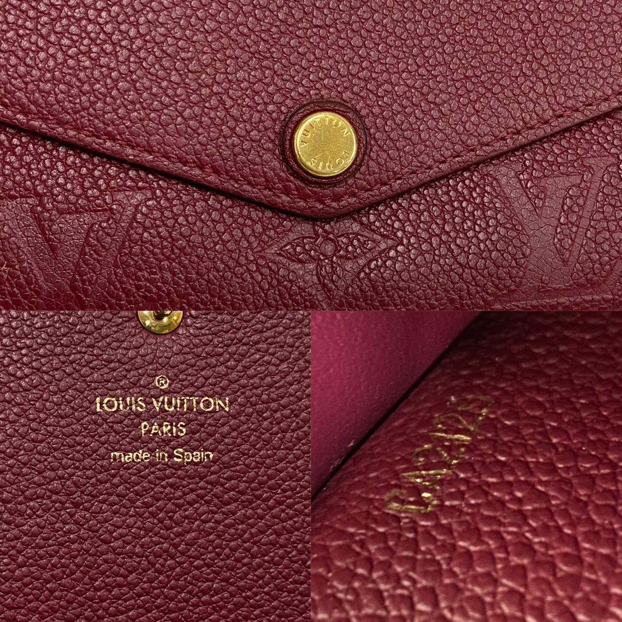 極 美品 LOUIS VUITTON ルイヴィトン ポルトフォイユ サラ モノグラム