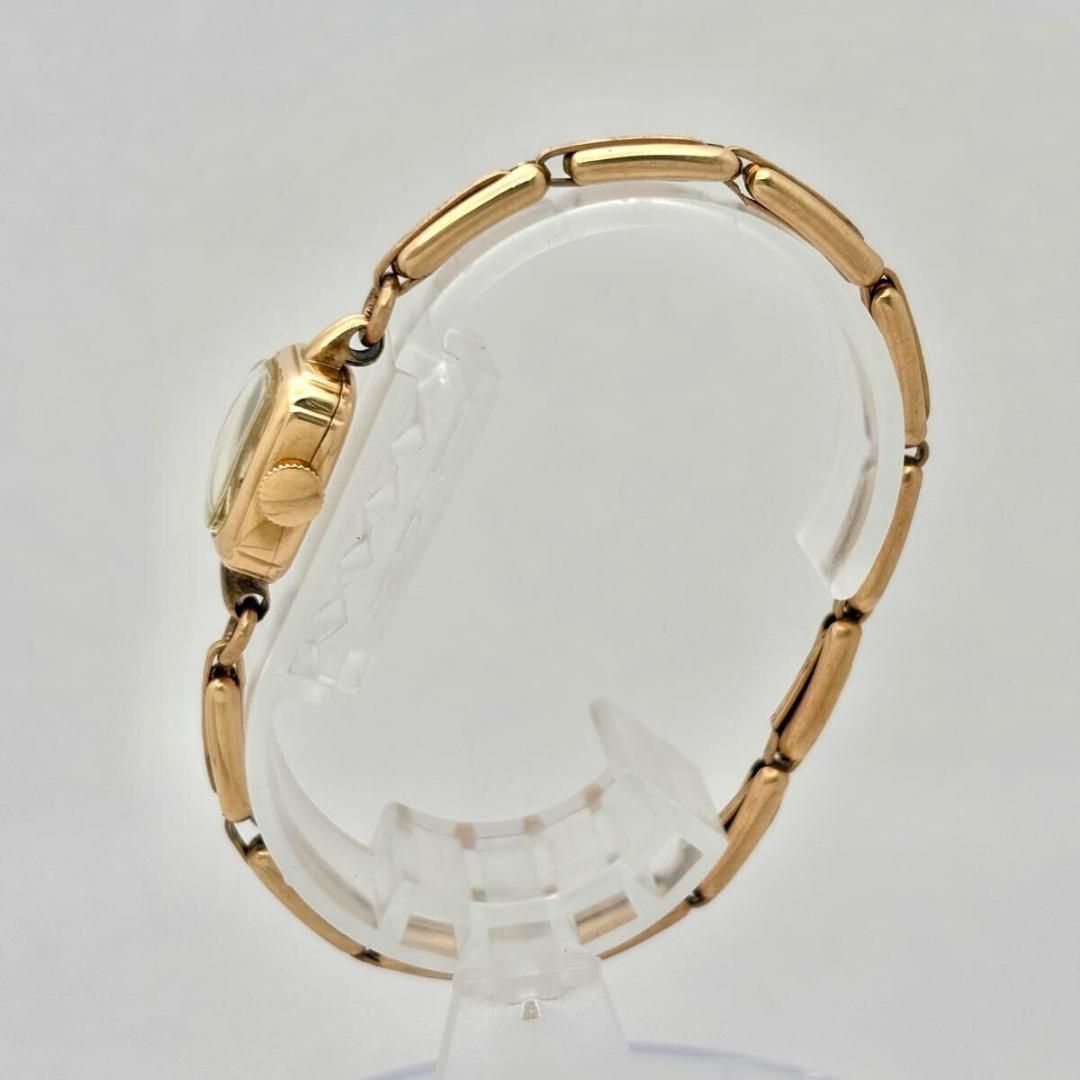 稼働 HAMILTON ハミルトン 手巻き 14KGF レディース 腕時計 ドレス