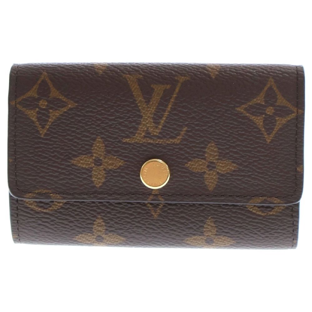 LOUIS VUITTON ルイヴィトン モノグラム ミュルティクレ6 キーケース 総柄 ブラウン M62630 RFID