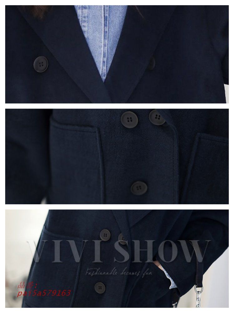 ミディアムコート ダブルフェイスウール