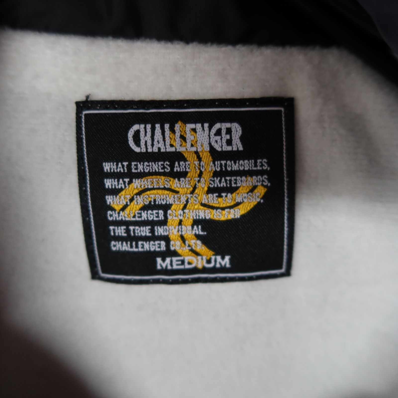 人気アイテム☆CHALLENGER チャレンジャー コーチジャケット 両面プリント SIZE M ブラック 希少デザイン - メルカリ