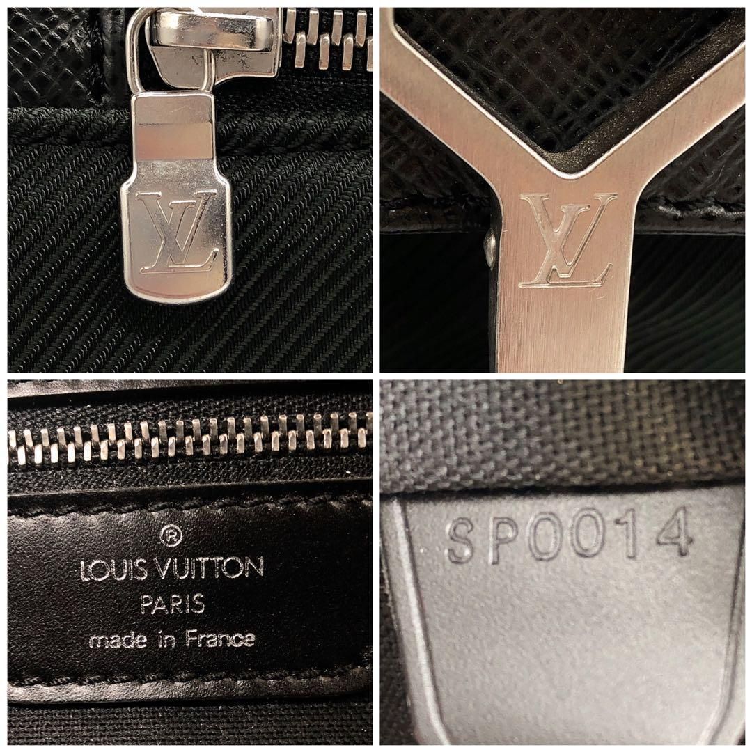 LOUIS VUITTON ルイヴィトン タイガ ビジネスバッグ 黒 メンズ