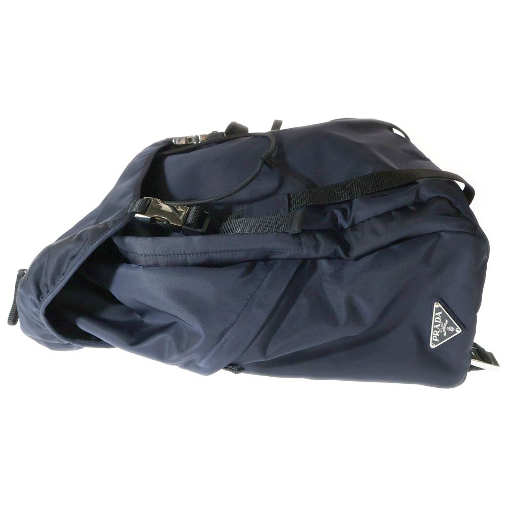 PRADA (プラダ) テスート トライアングルロゴ バックパック リュック