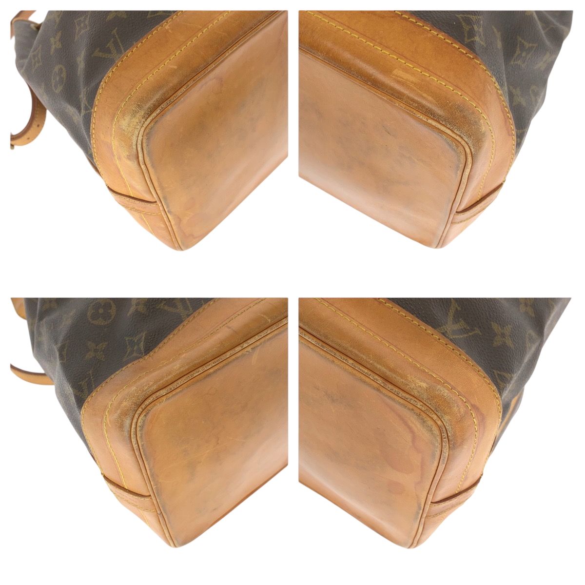 LOUIS VUITTON ルイヴィトン モノグラム ノエ ブラウン ゴールド金具  