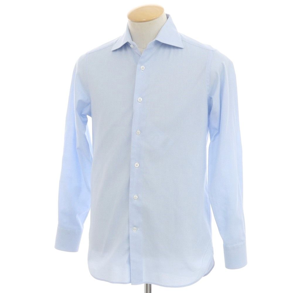 中古】ビームスエフ BEAMS F コットン ワイドカラー ドレスシャツ