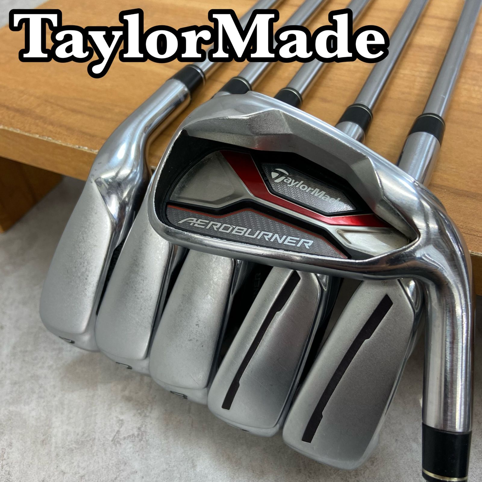 テーラーメイド エアロバーナー メンズゴルフ アイアンセット 6本 S 右利き用