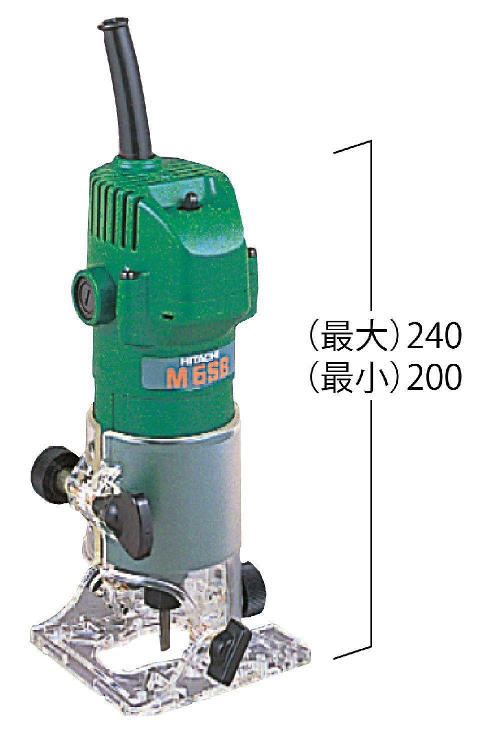 トリマー 軸径6mm