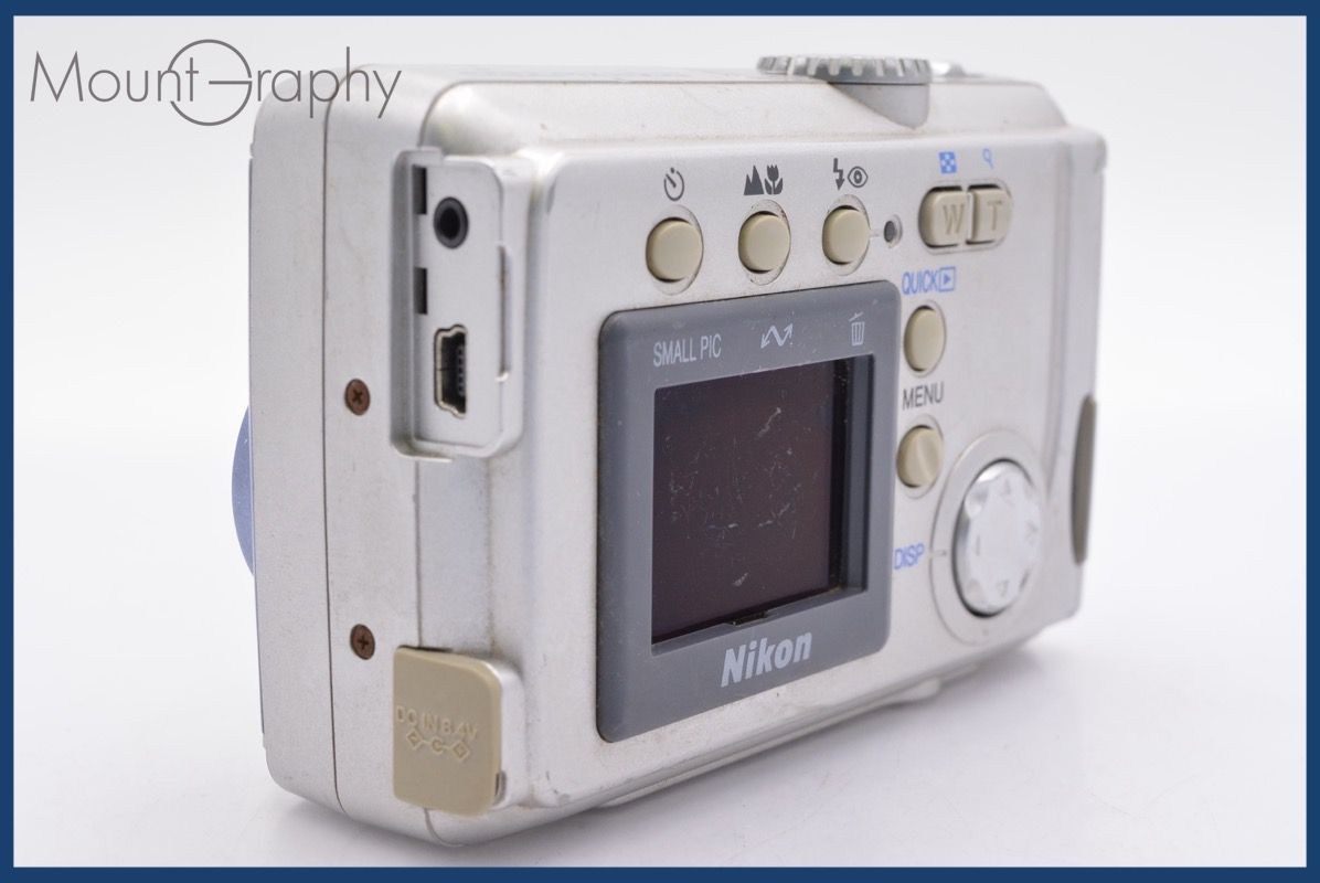 希少完品✨美品✨ニコン Nikon COOLPIX 2000 単３電池駆動 ☆極上美品☆ ニコン Nikon COOLPIX 2000 3x 単三電池仕様