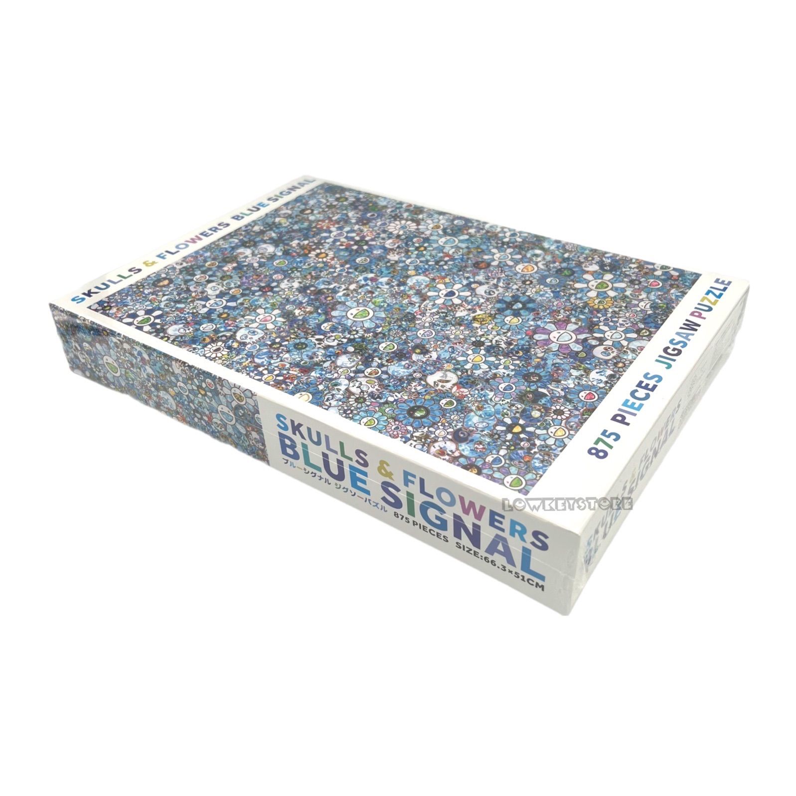 村上隆 パズル SKULLS & FLOWERS BLUE SIGNAL - LOWKEY STORE - メルカリ