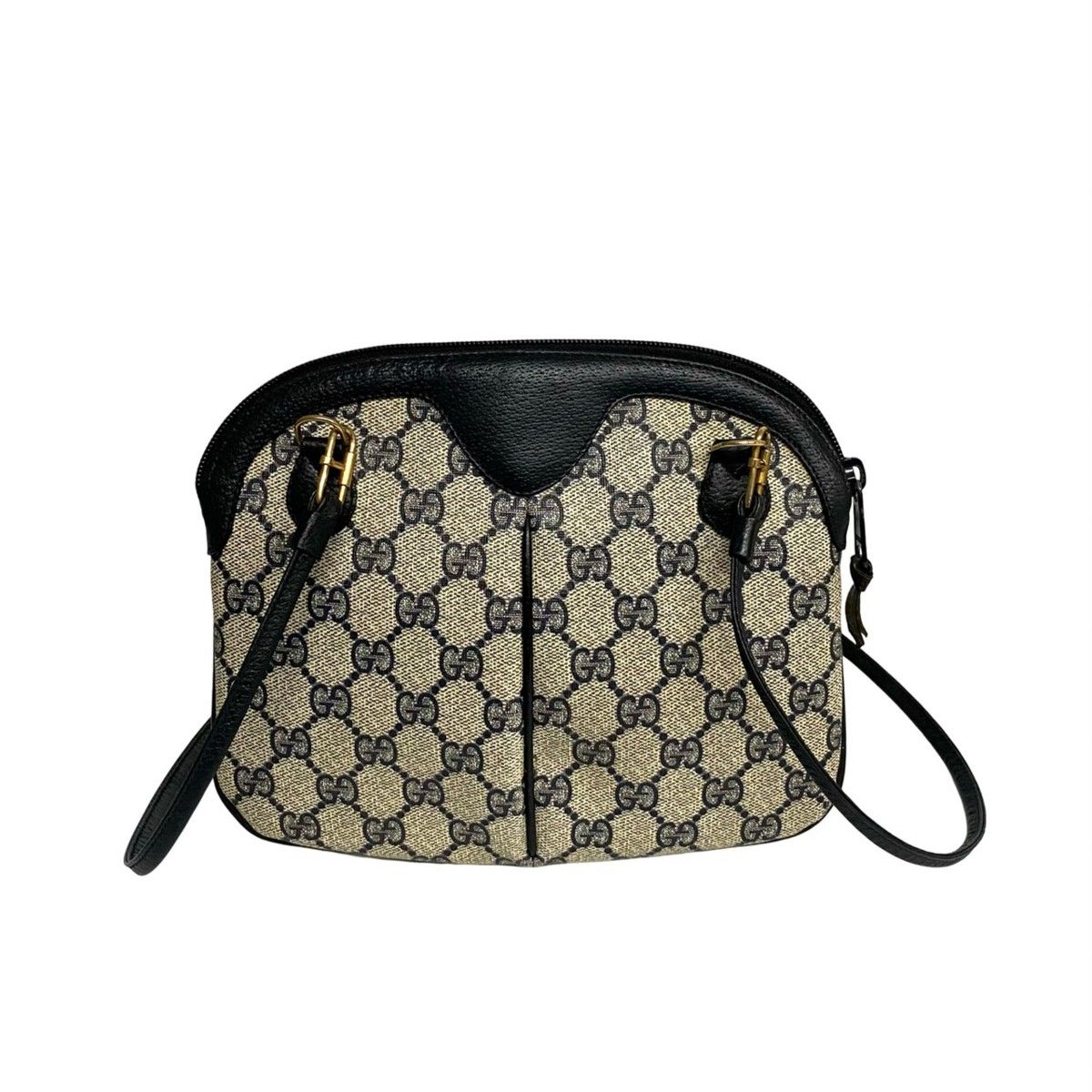 美品 極希少！Gucci シェリーライン ショルダーバッグ ポシェット 2way 極 美品 GUCCI オールド グッチ シェリーライン 2way バンド バッグ