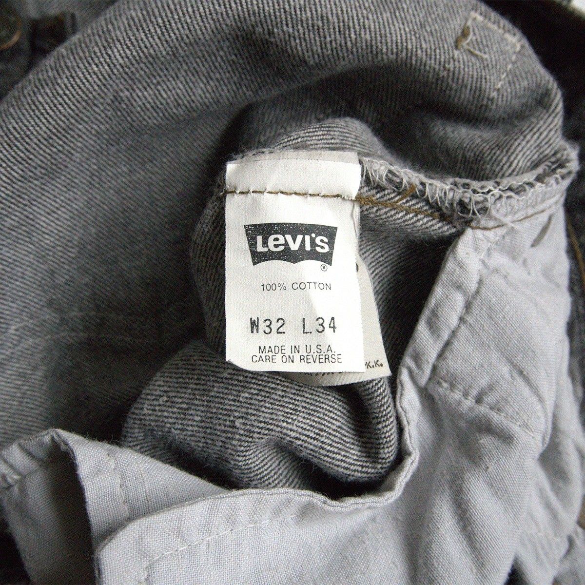 Levis 501 ブラック デニム USA製 90s 先染め 31✖️34 Levis