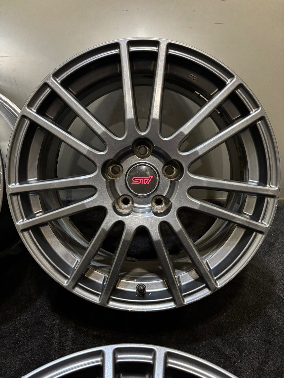 スバル WRX STI 純正18インチ ホイール レヴォーグ VM VAB WRX STI SUBARU スバル 純正 18インチ ダンロップ スポーツ