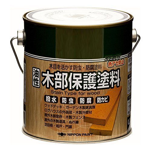 0.7L_チーク ニッペ 油性木部保護塗料0．7L チーク