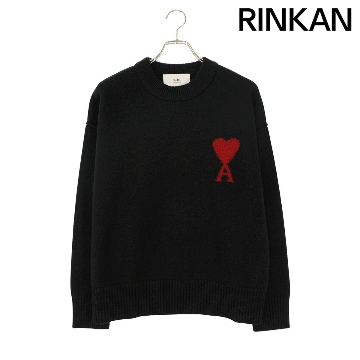 アミアレクサンドルマテュッシ 25AW UKS838 ハートA刺繍ニット メンズ S