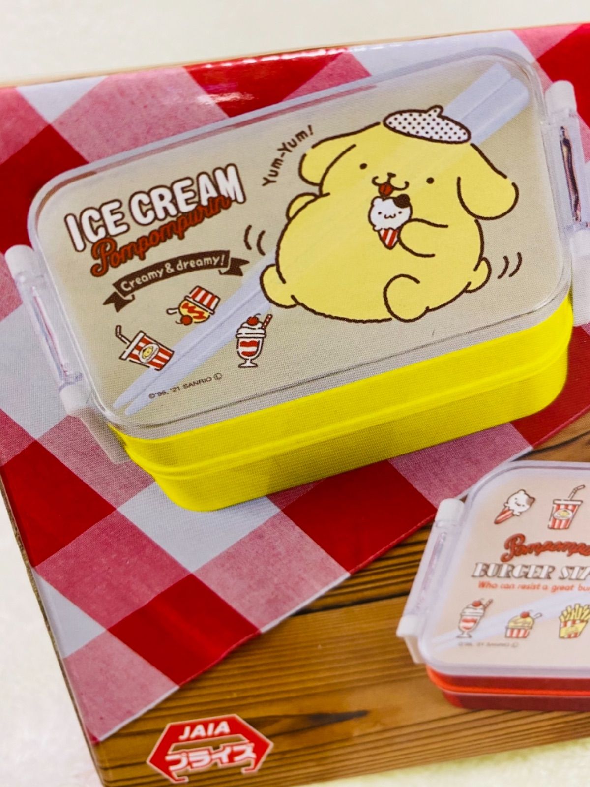 新品】サンリオ ポムポムプリン 保冷バッグ付き ランチボックス お弁当