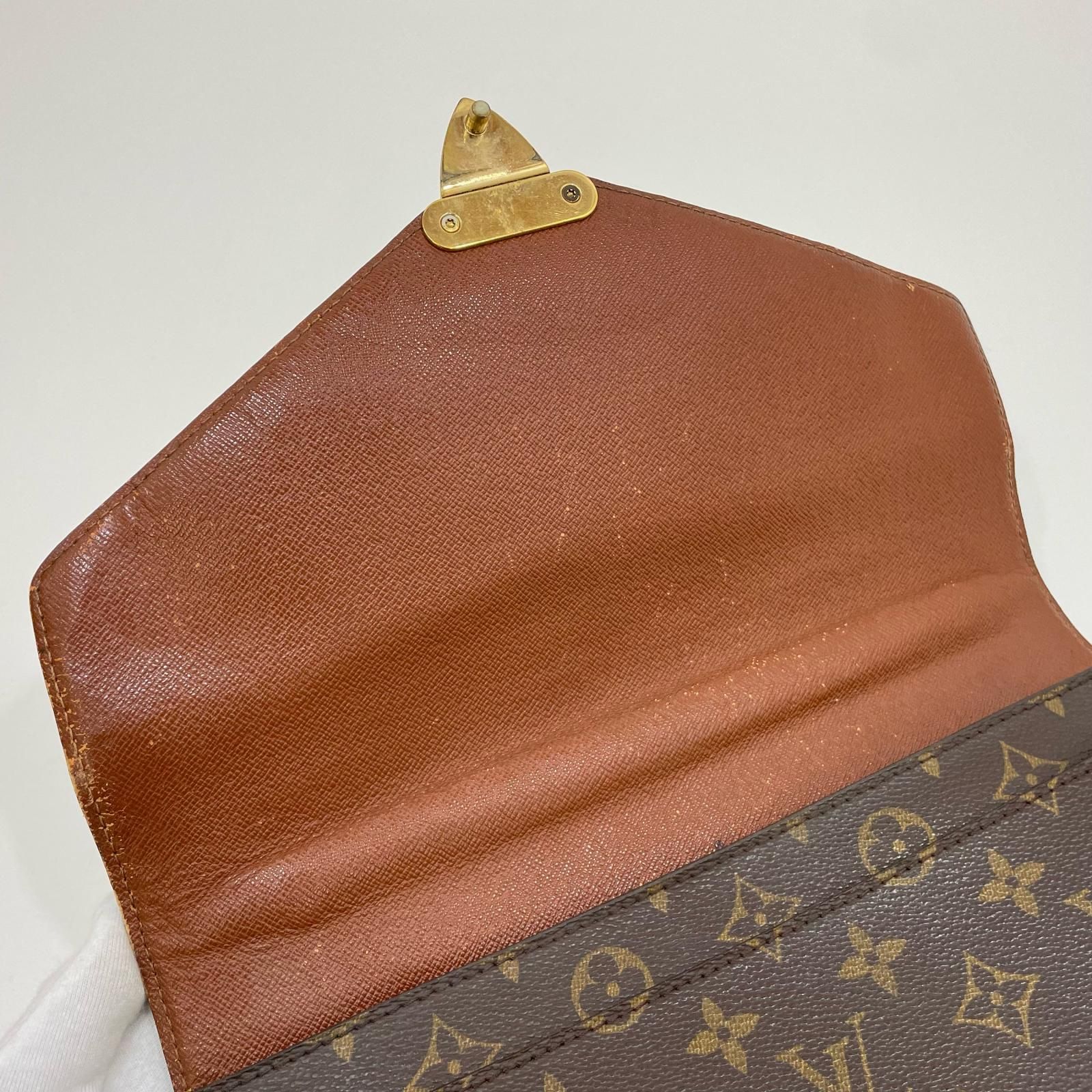 美品】ルイヴィトン モンソー26 モノグラム レザー ショルダー