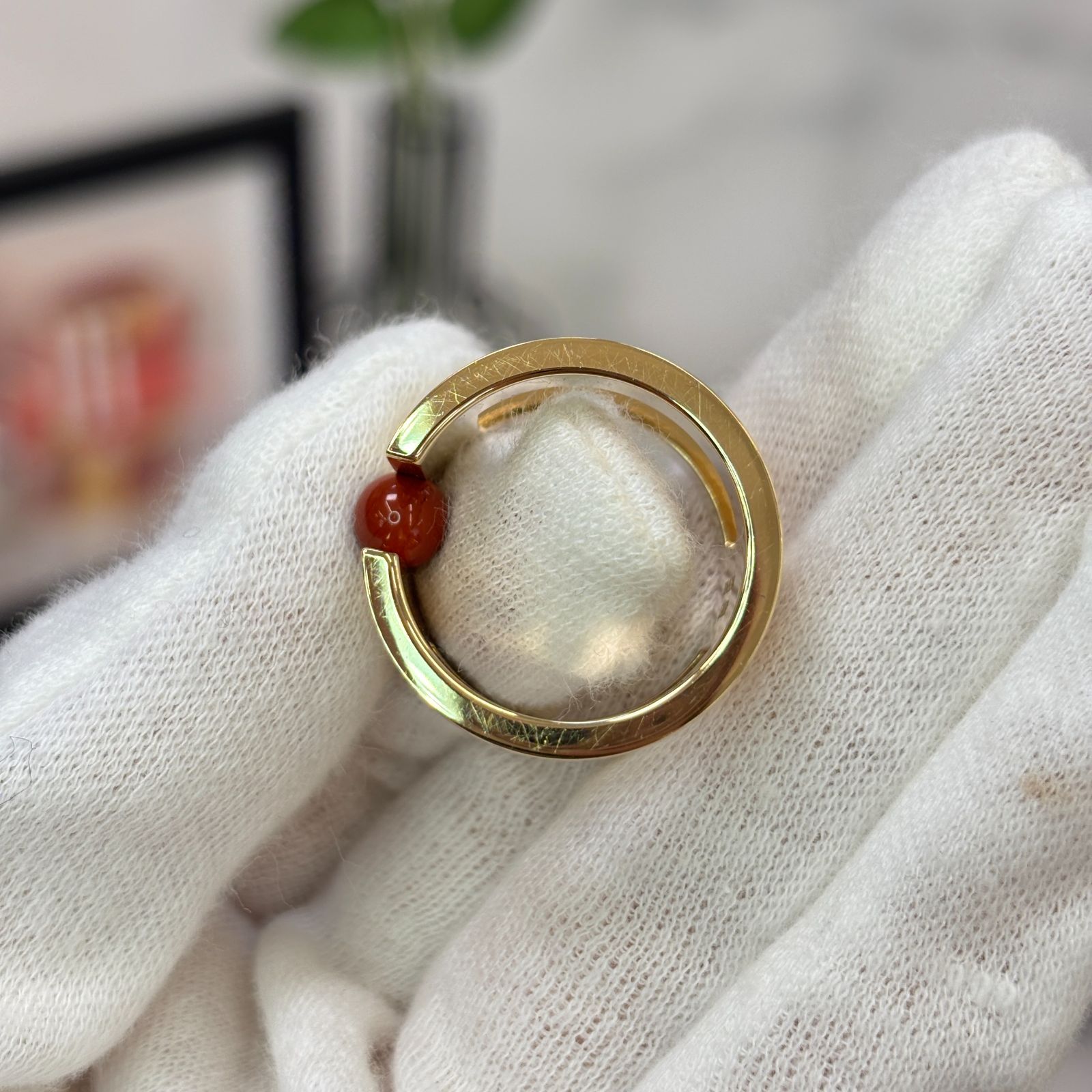 鑑定済み 【 美品 】 エルメス 《 H ペルル 》 ゴールド