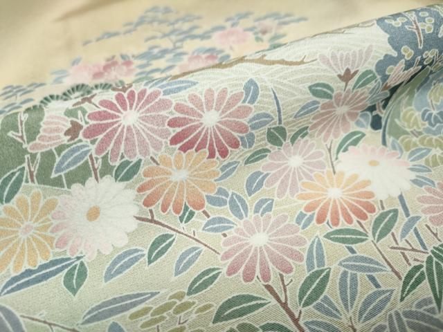 本加賀友禅 訪問着 寺西英樹 平和屋着物○本加賀友禅作家 寺西英樹