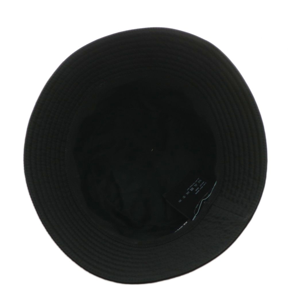 プラダ PRADA 帽子 バケットハット バケハ Re-Nylon リサイクルナイロン トライアングルロゴ S 黒 ブラック 1HC137 2DMI XZ OH GY11