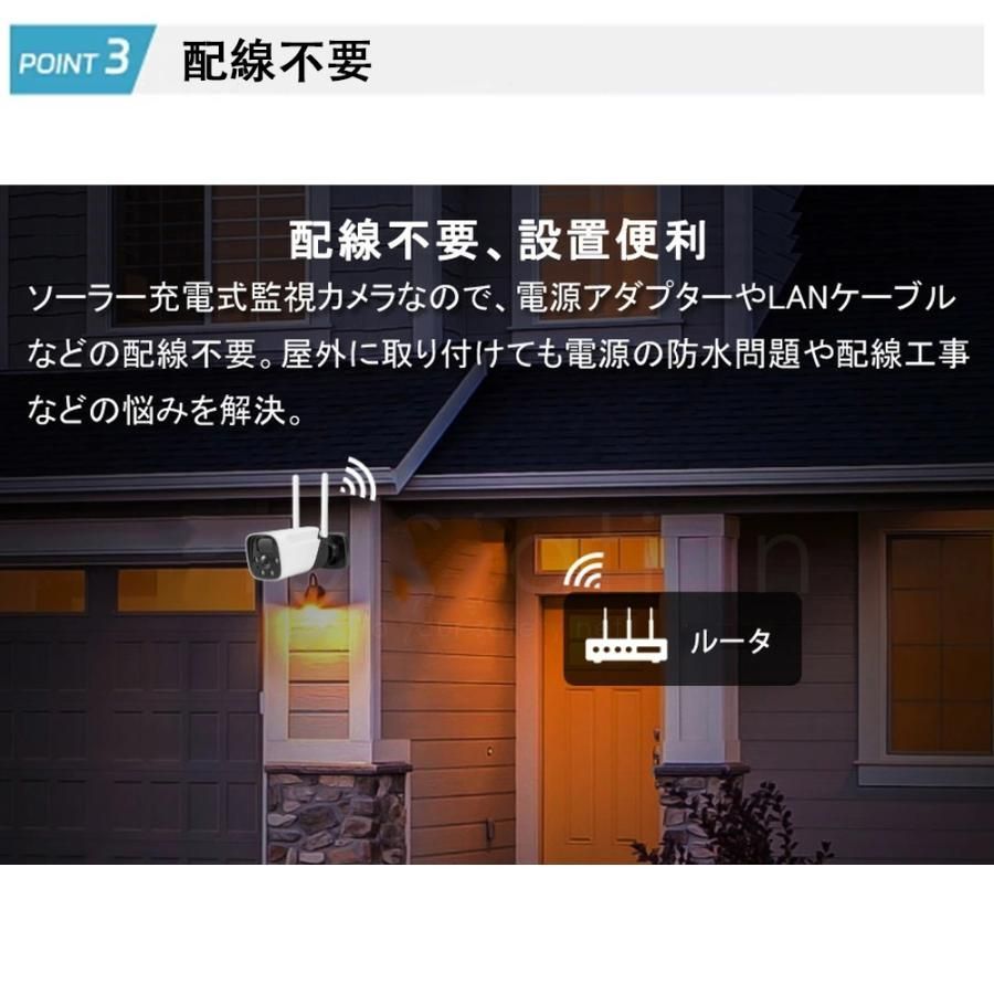 監視カメラ PIR人感センサー