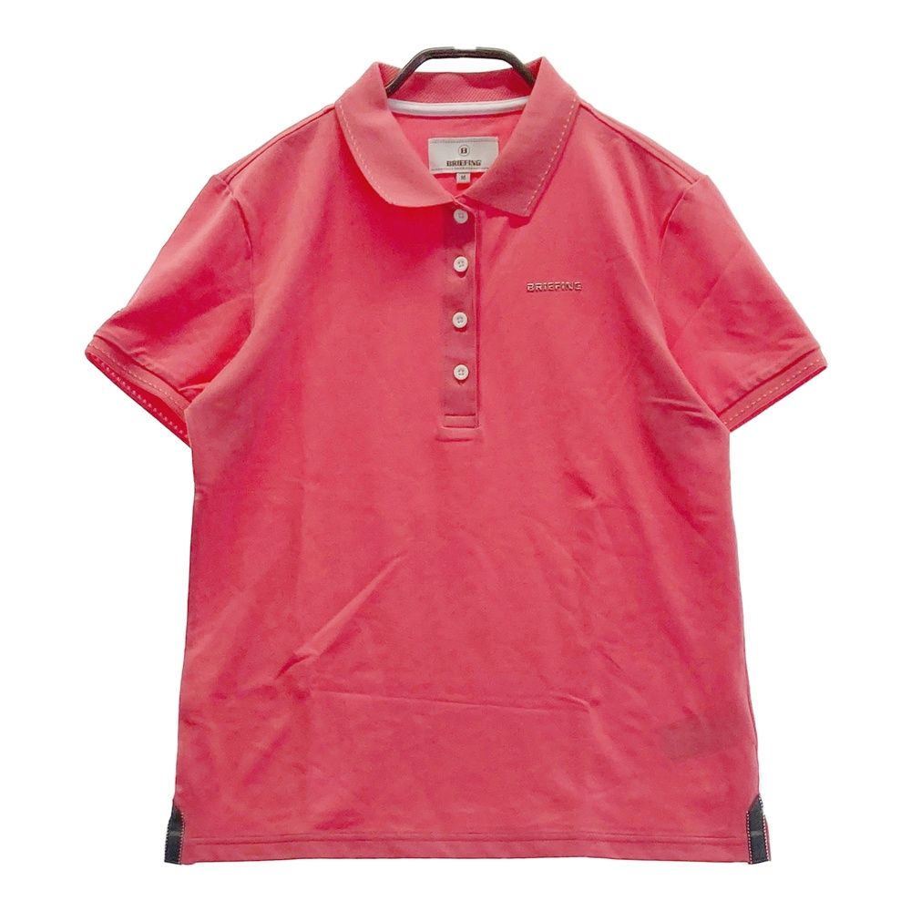 サイズ M BRIEFING GOLF ブリーフィング 2025年モデル 半袖ポロシャツ ピンク系 240101540676 ゴルフウェア レディース ストスト