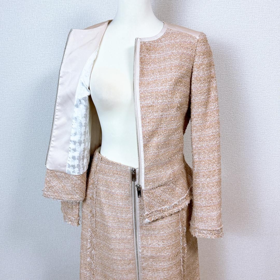 スカートセットアップ ジップアップ