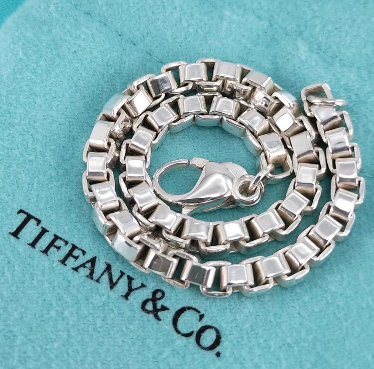 美品 TIFFANY&Co.【AG925】ベネチアン　ブレスレット 箱付き