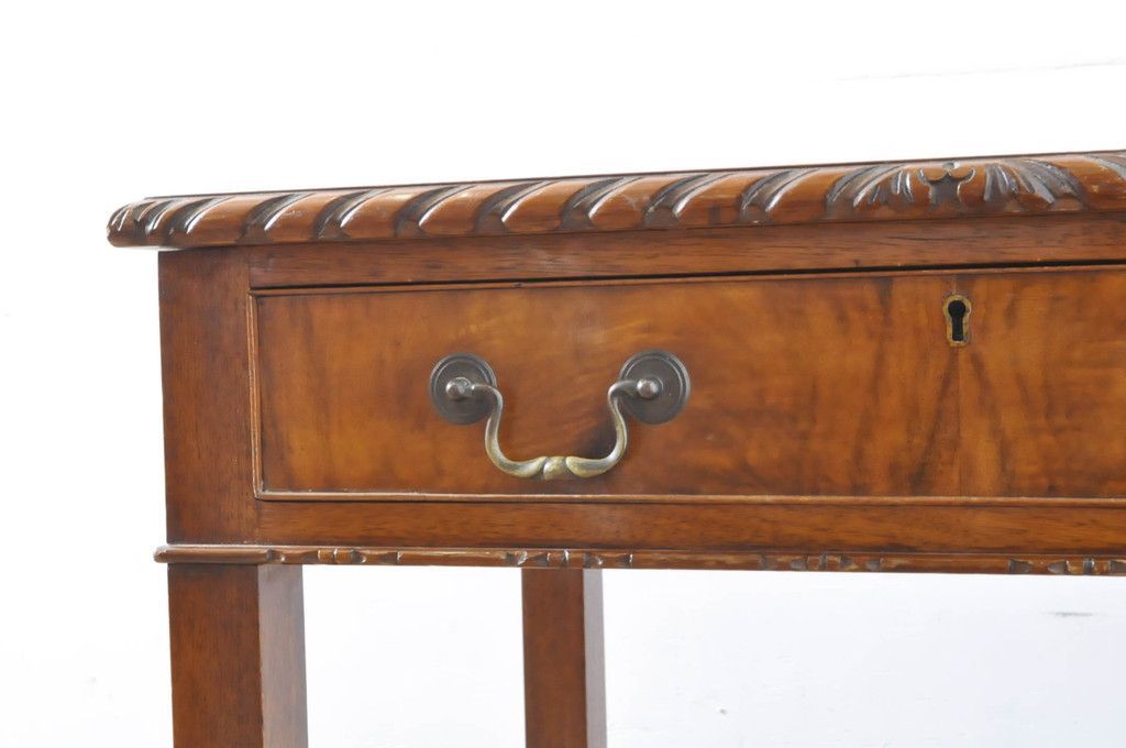 ☆事前問合せ必須☆ レザートップデスク イギリスアンティーク