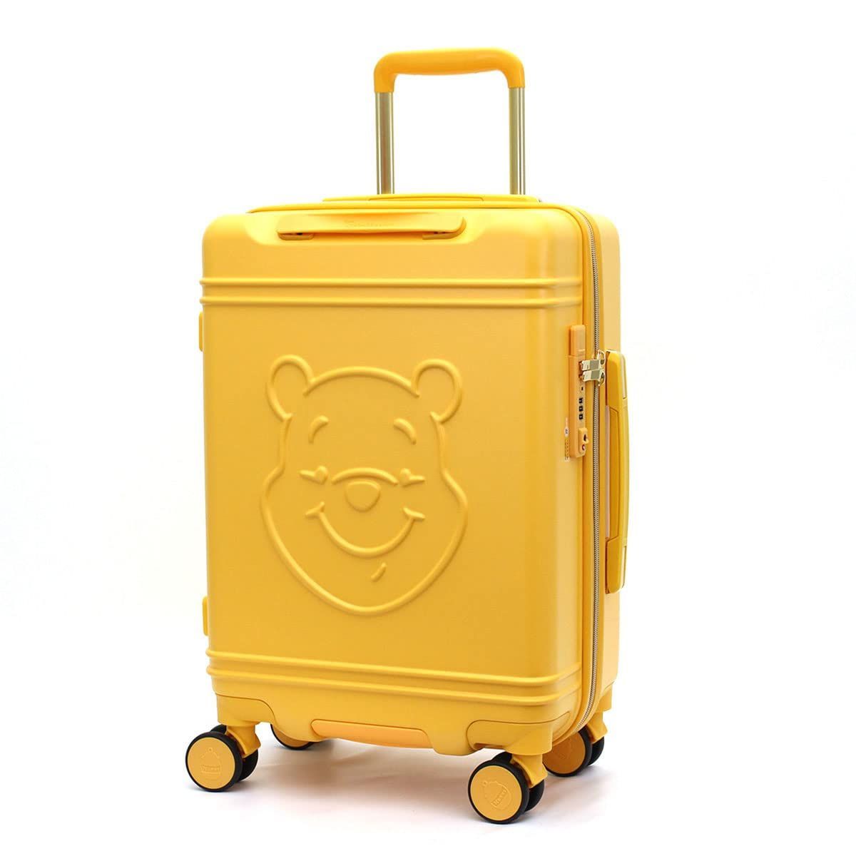 人気商品 スーツケース GripMaster グリップマスター 搭載 ディズニー HAP2212 30L MICKEY 23 cm ハピタス 3.2kg DN46.プーさんフェイスイエロー